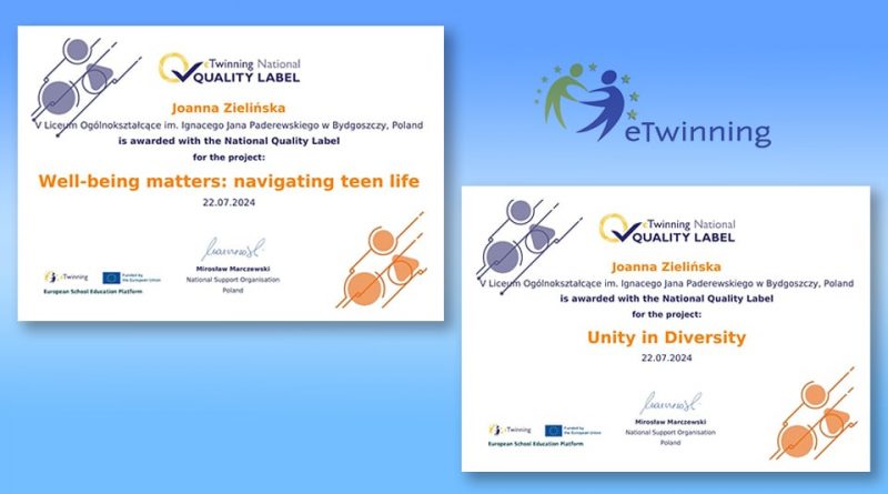 KRAJOWE ODZNAKI JAKOŚCI eTWINNING